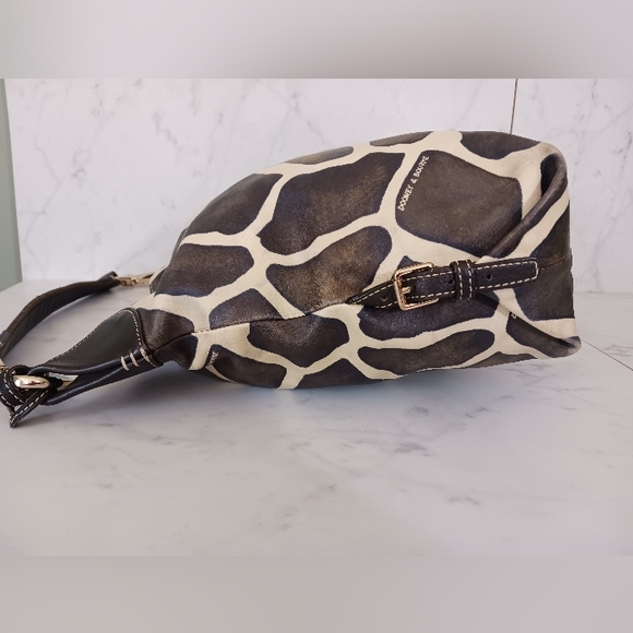 Dooney & Bourke Giraffe Print Shoulder Bag - Picture 6 of 14